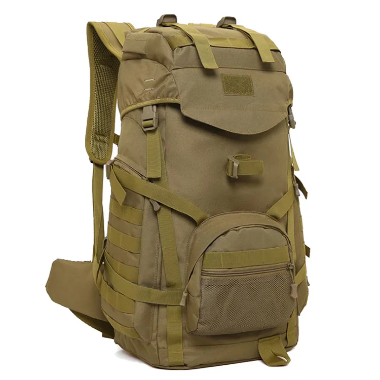 

Outdoor Hiking Bag Backpack 60L Travel Carry On Tactical Backpack For Men Military Backpack, As show