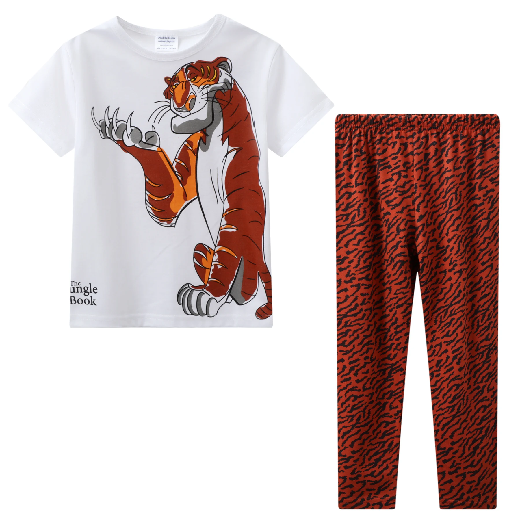 

hot sale baby boys clothes tiger kids cotton pajamas in-stock cotton animal kids clothing sets
