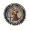 Patron Saint of Travelers Prayer Commemorative Coin St Christopher Challenge Coin for Man