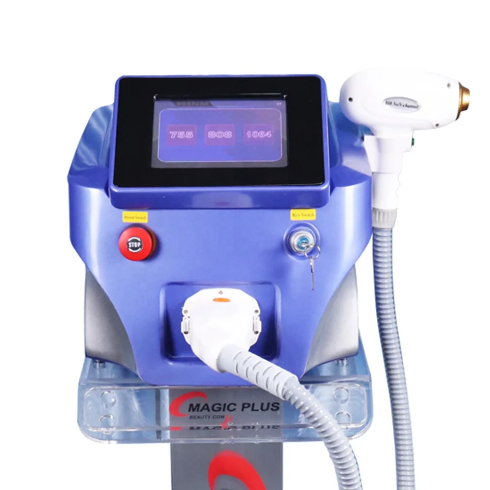 

755 1064 808nm Epilator Laser Hair Removal Diode Laser Epilator Machine