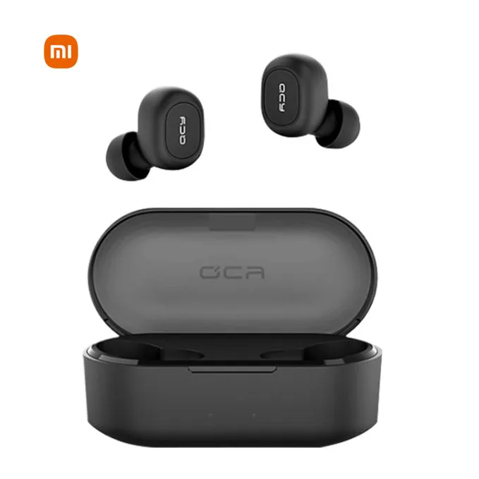 

Xiaomi Youpin QCY T1S Newest Design TWS Waterproof Wireless In-Ear Earphones with Charging Box