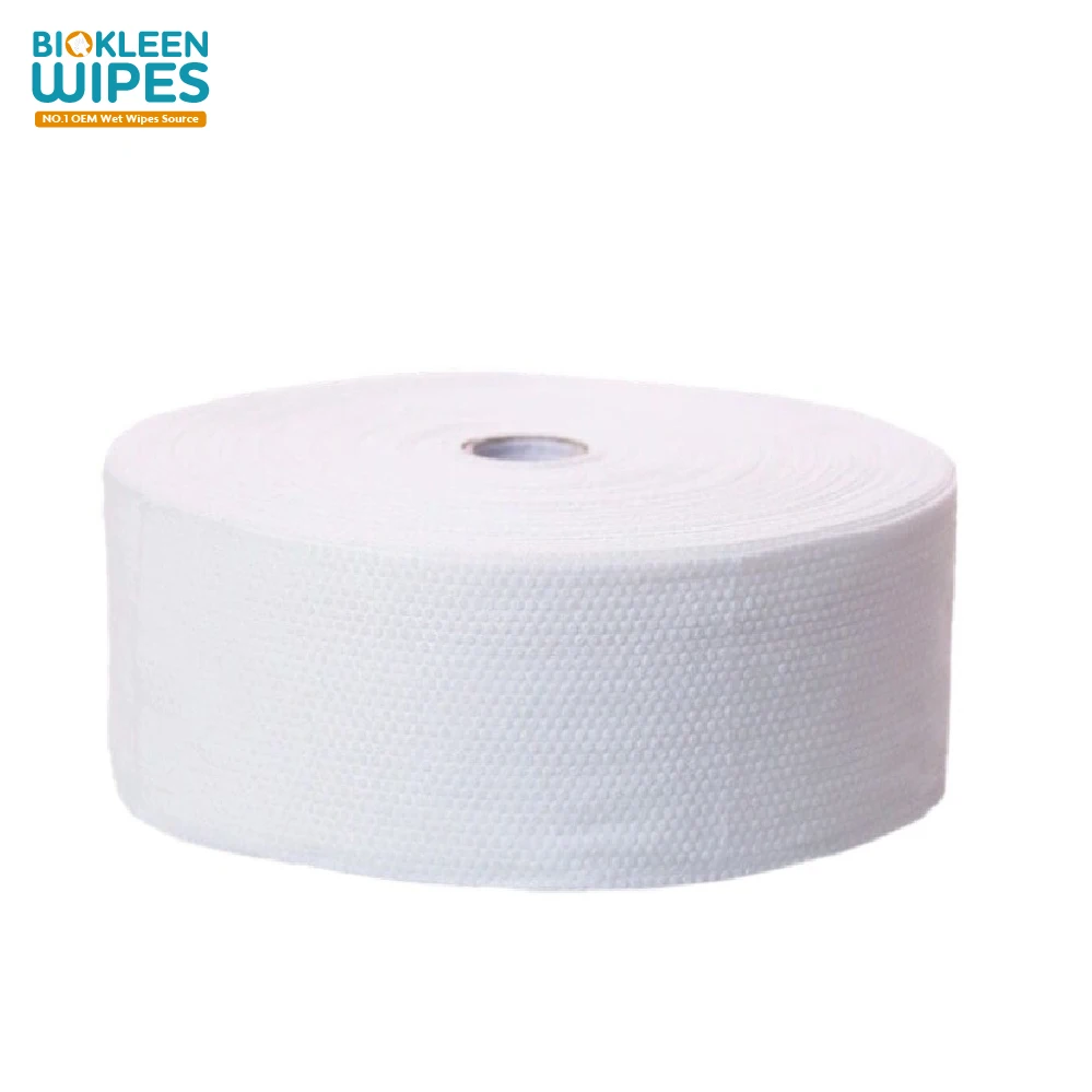 

Biokleen flushable dry wipe lint free makeup wipes dry individual packs cotton wipes dry roll manufacturer