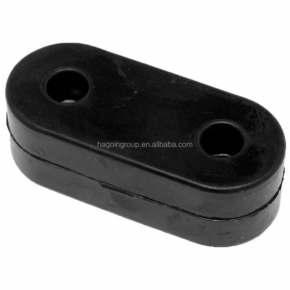 Universal Vehicles Car 4 Holes Black Rubber Auto Muffler Exhaust Hanger