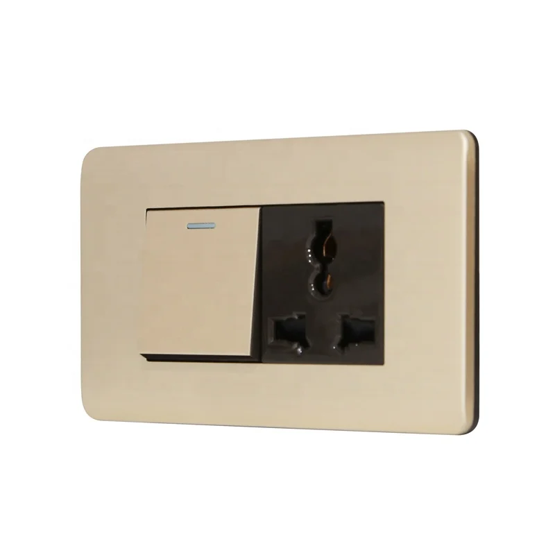 factory making new designs wall switch socket Thailand/Vietnam/Phillipines type 16A mk socket outlet