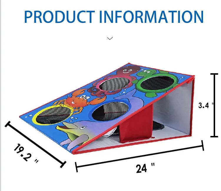 Ocean Animal Bean Bag Toss Game Set Sporty Bean Bag Corn Hole Outdoor