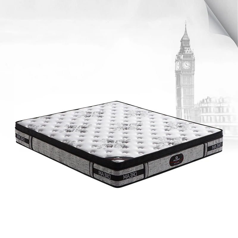 2020 hot sale Europe bedroom furniture use pocket spring latex mattress