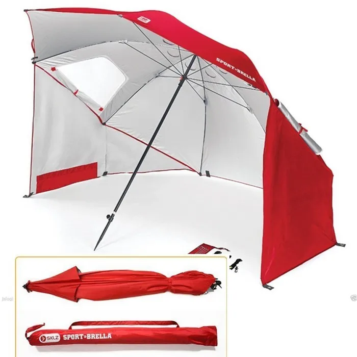 

Fishing Pole Anchor Sand Screw Beach Umbrella Tent With Shelter Parasol Regenschirm, Various colors