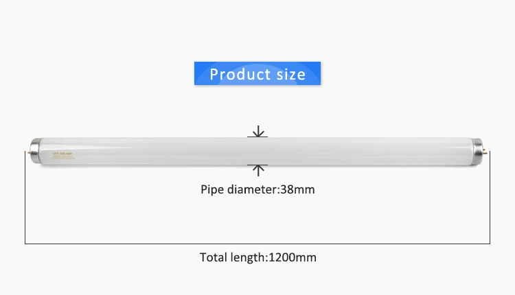 UVA340 lamp 40W 1200mm simulate sunlight lamp