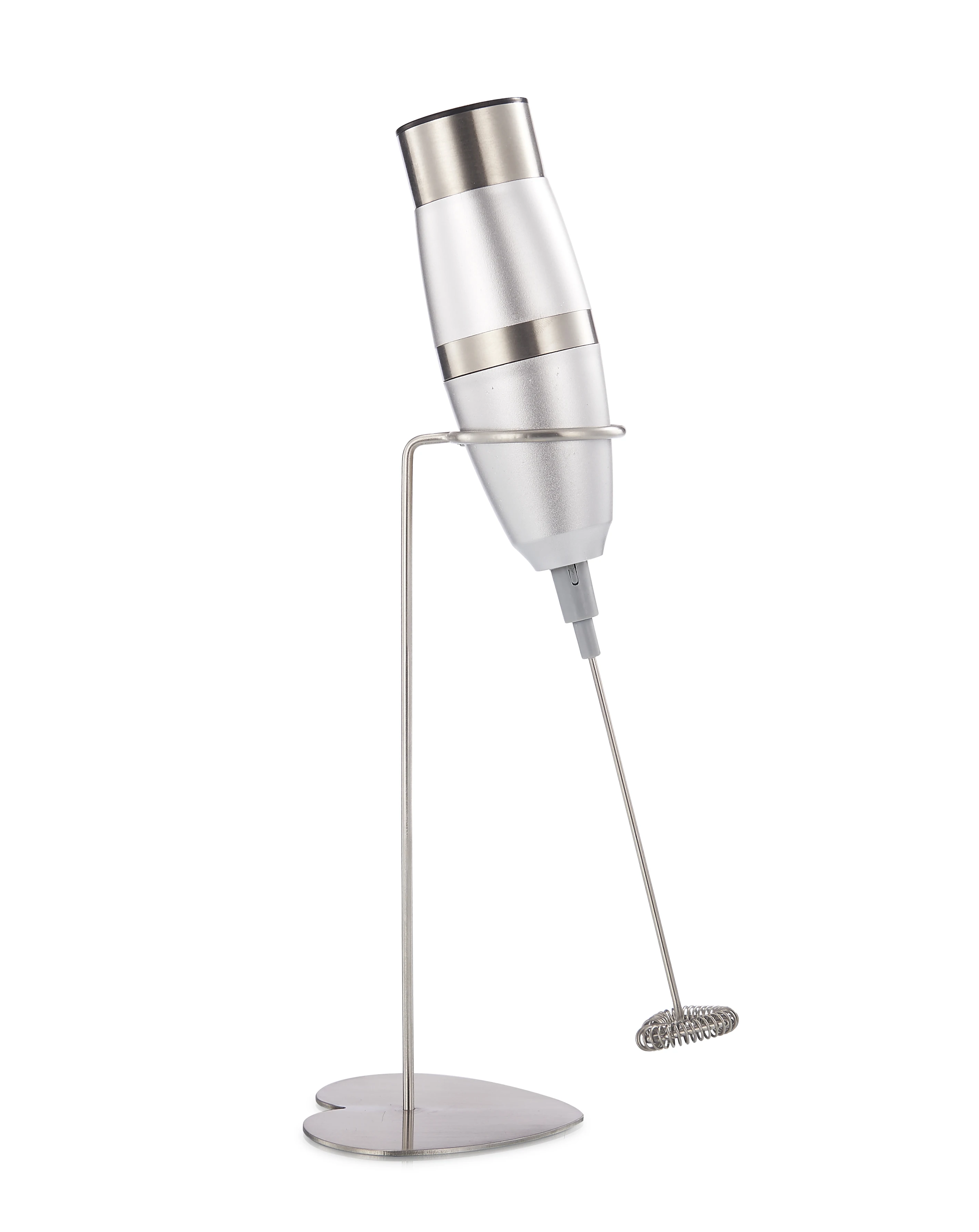

High Quality Battery Foam Maker Blender Automatic Electric Handheld Milk Frother with Stand
