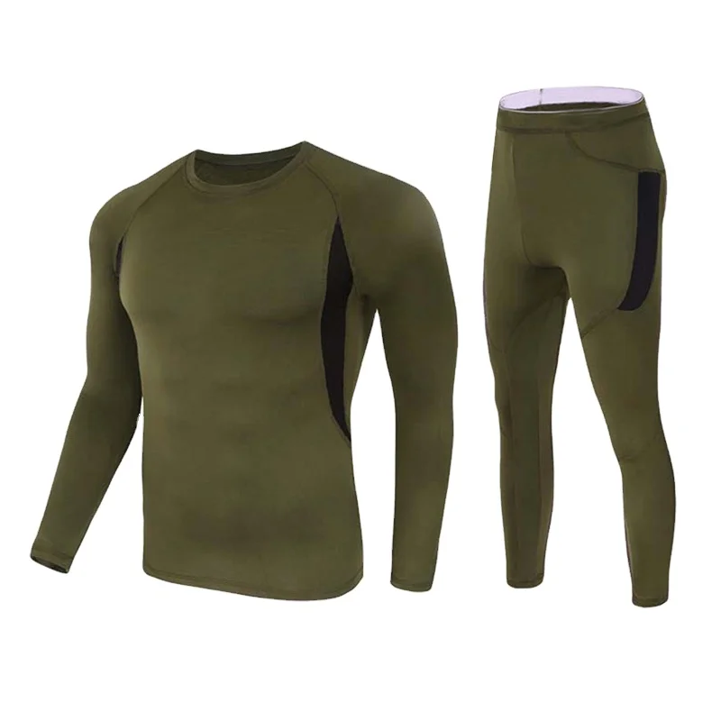 

Hot New Products indoor thermal underwear set men thermal underwear set, 3 colors