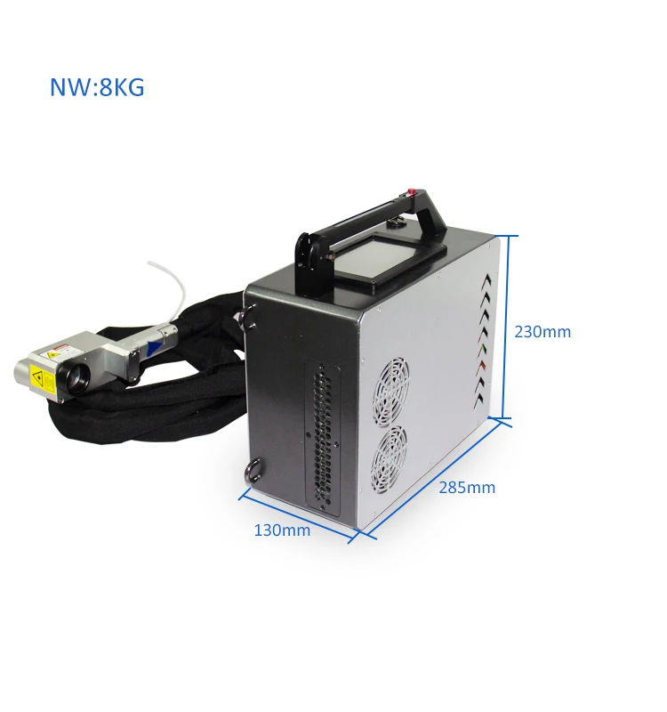 

Backpack Portable 100W 50W Pulse Fiber Laser Cleaning Machine Rust Remover Portable Laser Cleaner