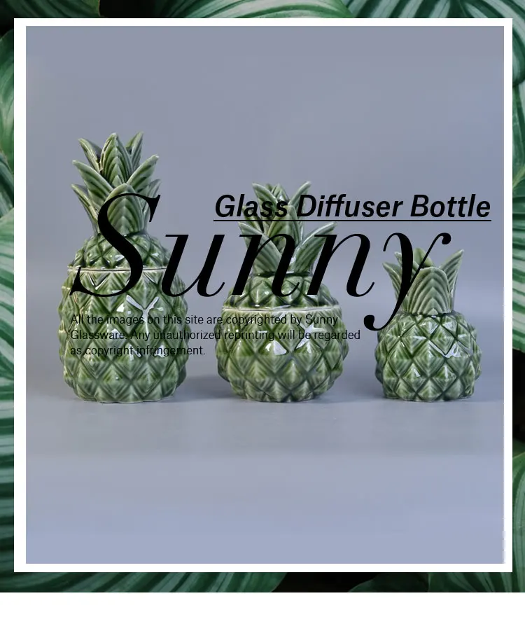 ceramic pineapple diffuser bottle