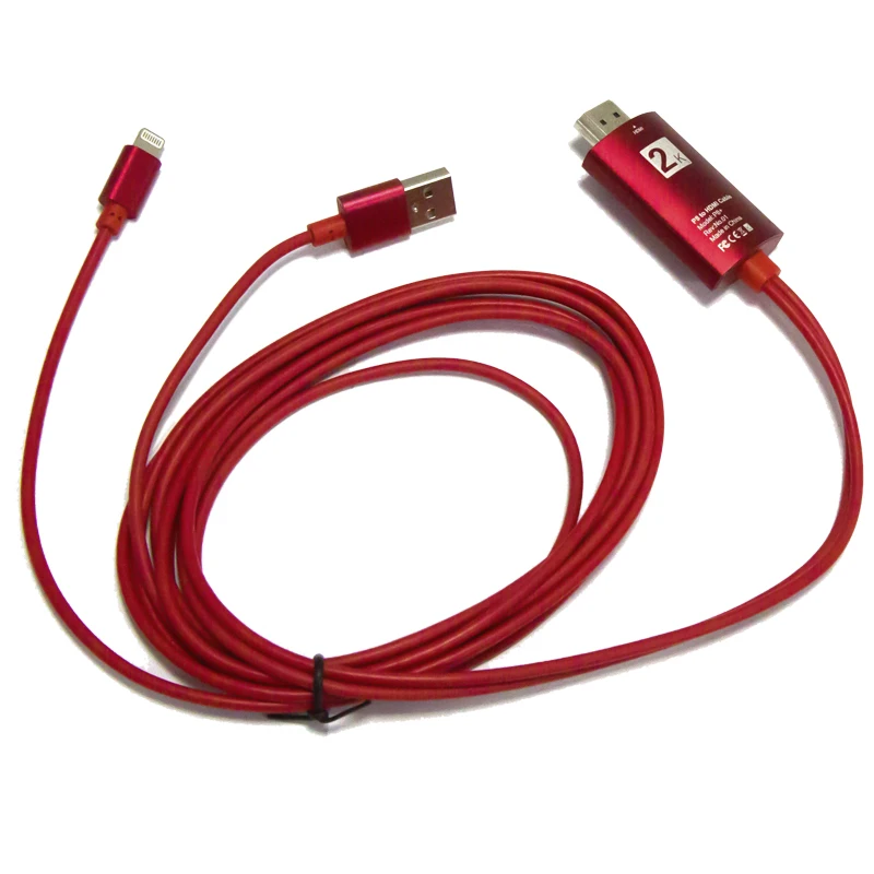 China wholesalers usb c cable with HDMI high speed 2 in 1 lingning to HDMI USB c converter for ipad
