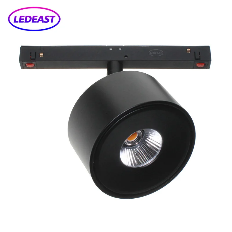 COB 18W LED Track Projector DC48V  Low Voltage Black Hanging Flexible Magnetic Spot Light Led Track Lights