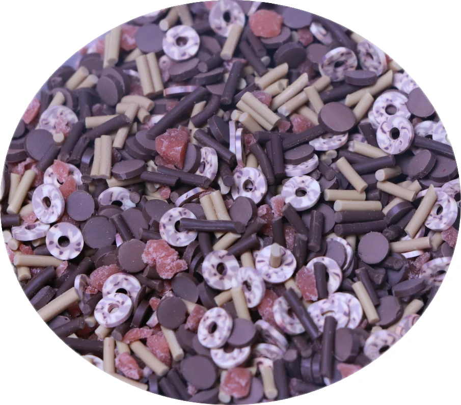 

500g Per Bag Simulation Crumbs Chocolate Candy Sprinkles Clay Polymer for Slime Food Craft Making Accessories