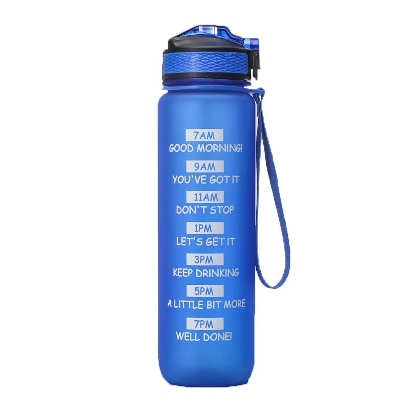 

2021hot 1000ml Dust cover BPA Free Portable Plastic Water Bottles Tritan material cup custom color logo, Customized color