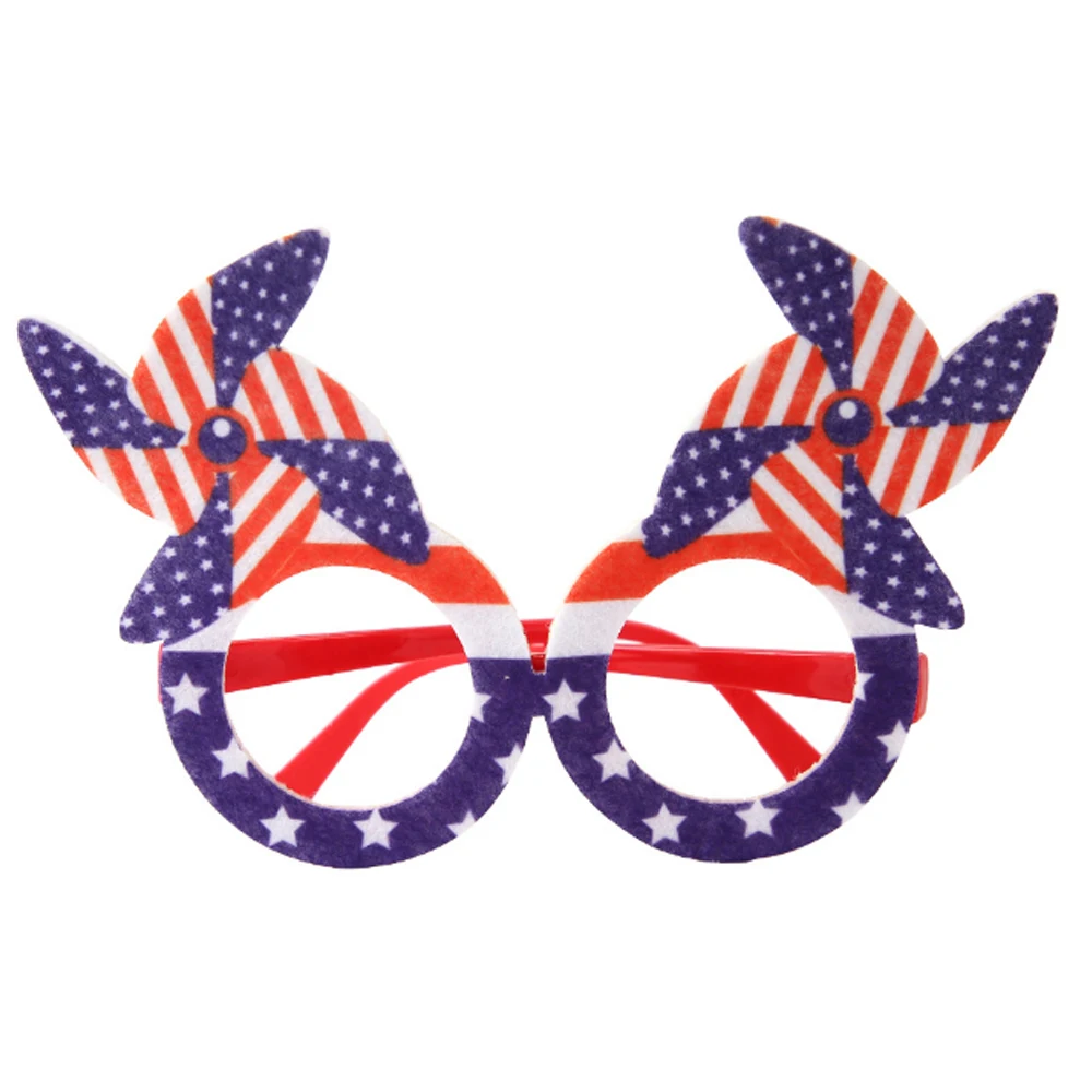 

Fashion Plastic Promotion Star Sun Glasses Custom logo Independence Day sunglasses