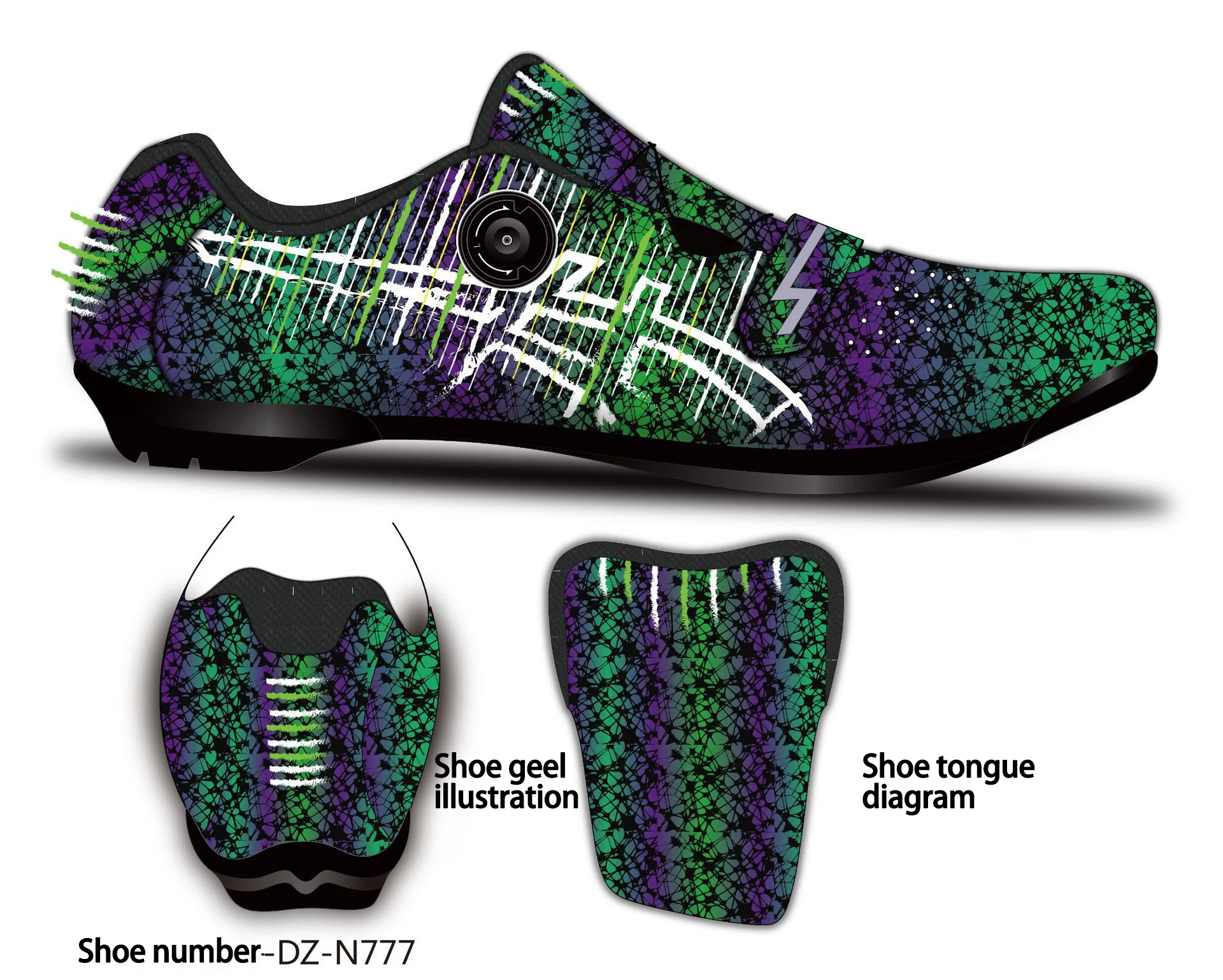 

Big Size Light Upper Cheap Cycling Road Bike Shoes Cycling Shoes Custom, Picture
