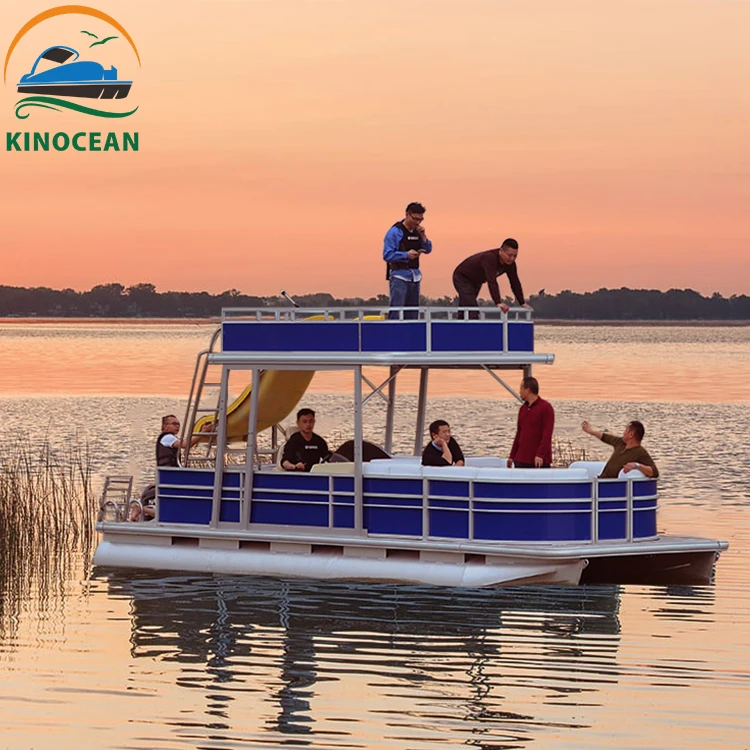 

KinOcean 25 foot pontoon boat direct manufacturers (Cross-border)