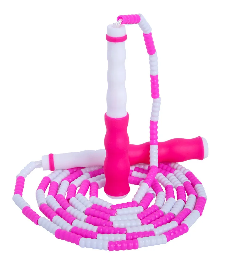 

Adjustable tangle skipping kids smart pvc heavy speed jump rope, Green,pink, purple, blue
