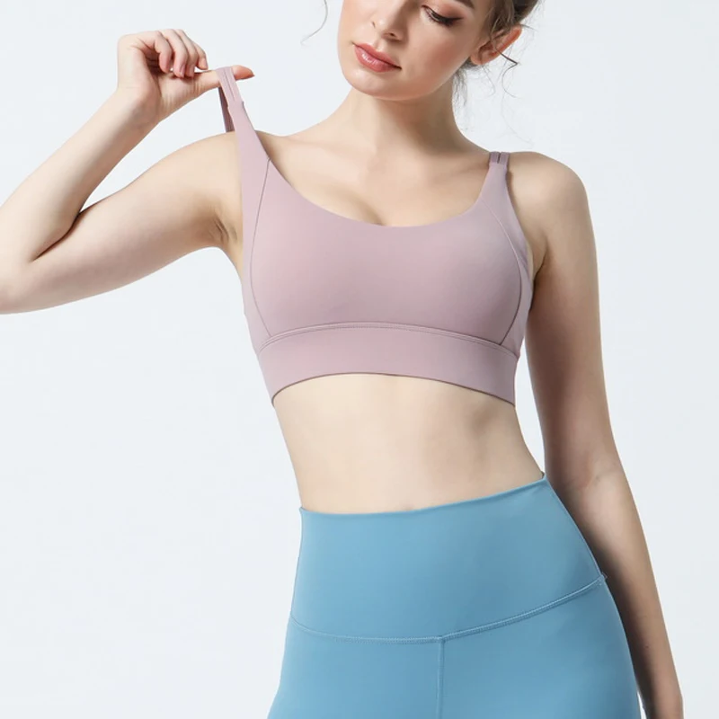 

Factory Supply Women Gym Workout Sportswear High Impact Seamless Sports Yoga Bra