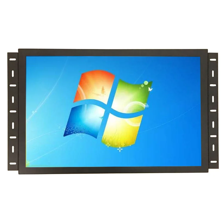 

VGA HD MI Ports 1024x600 Resolution  TFT-LCD IPS Panel open frame monitor, Black