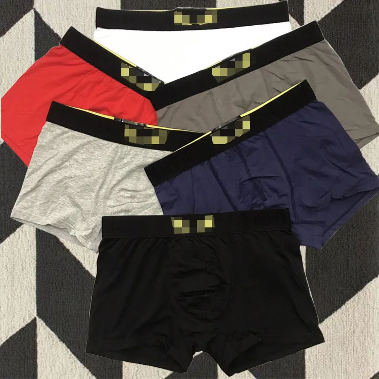 

Designer Soft Solid Cotton Knitted Underwear Mens Boxers Briefs Wholesale