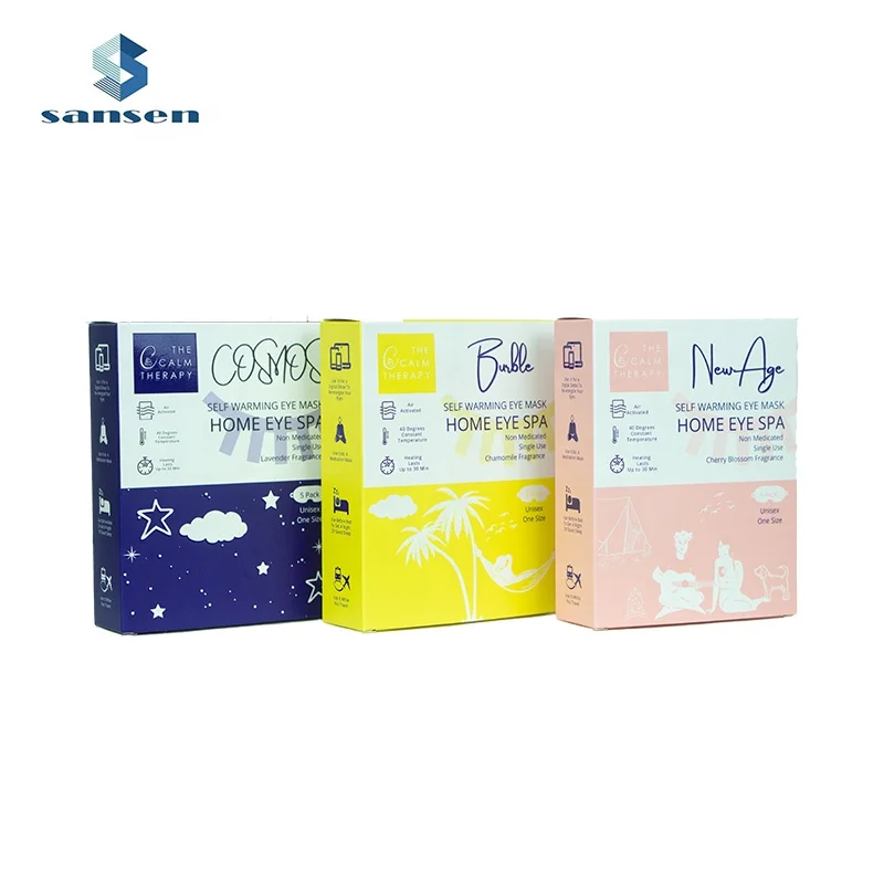

Original Factory OEM Private Label Disposable Heat Steam Sleep Eye Mask cherry scents