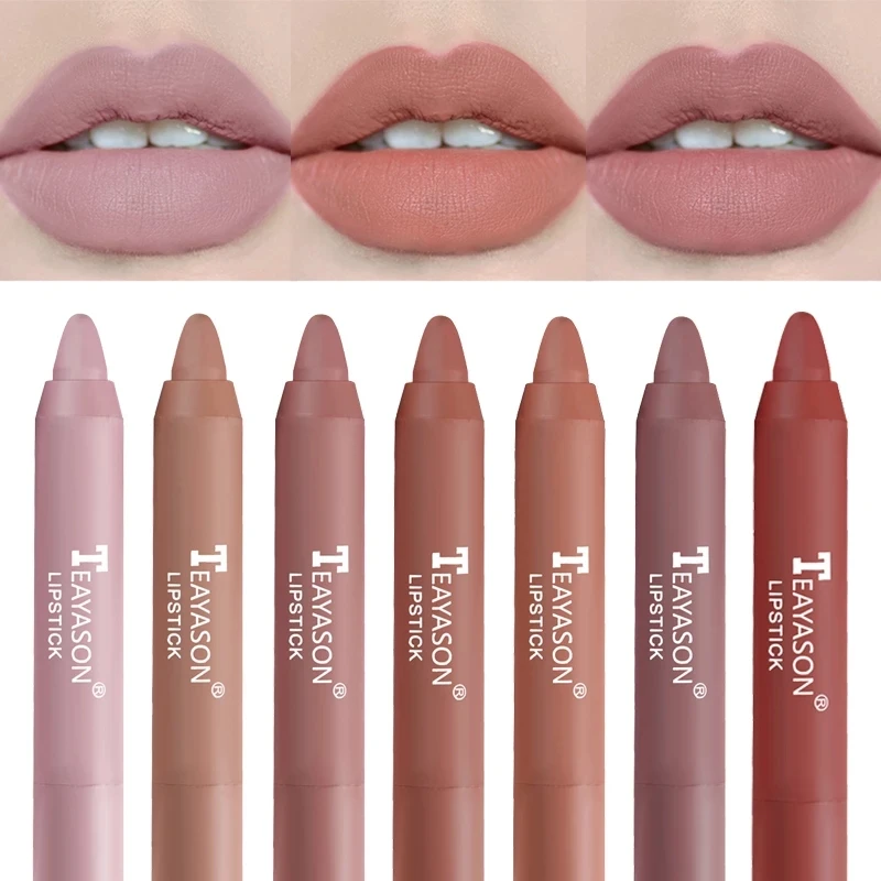 

New 12 Colors Velvet Matte Lipsticks Pen Waterproof Long Lasting Sexy Red Lip Stick Makeup Lip Tint Pen Cosmetic