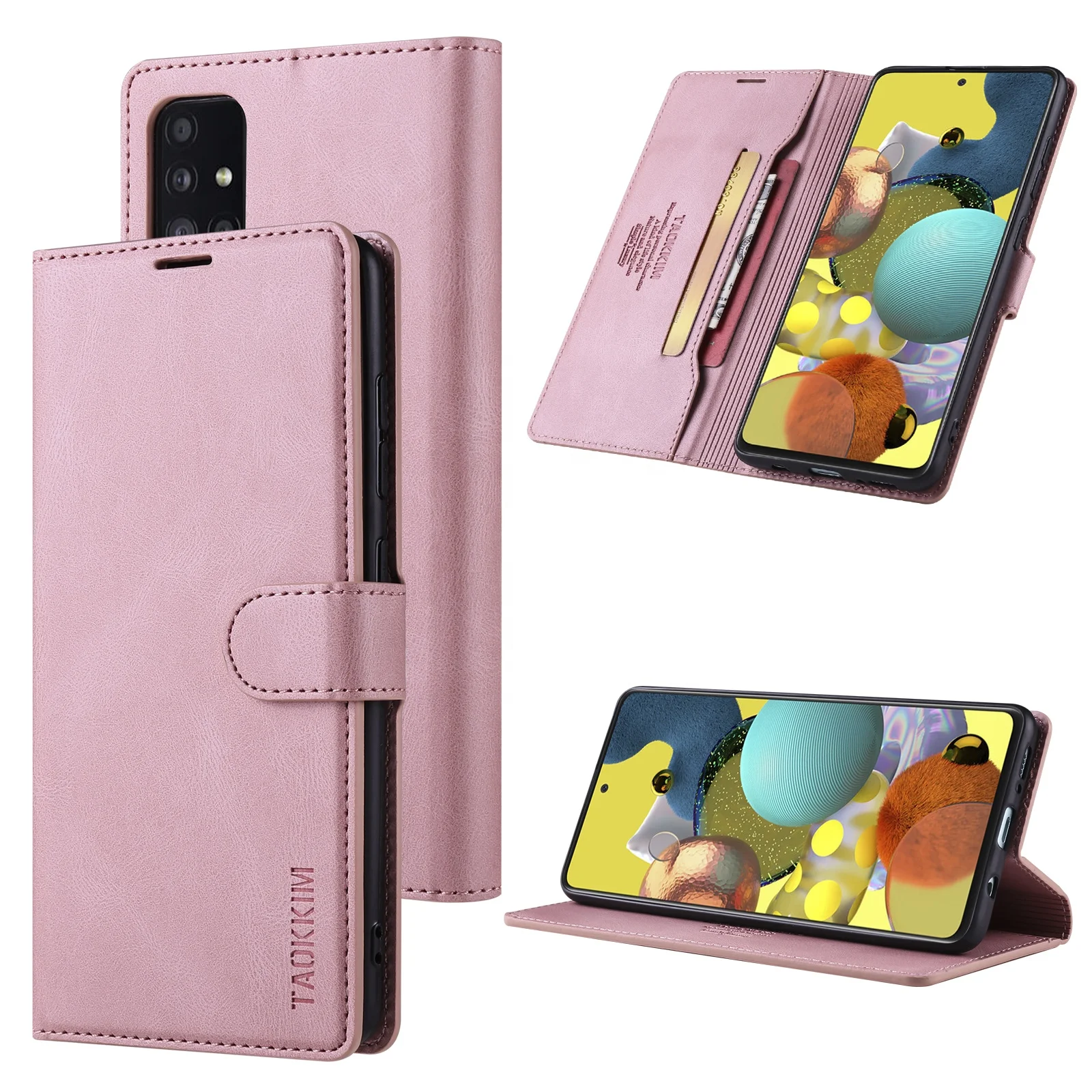 

Classic Magnetic Leather Flip Case Shockproof PU Leather Wallet Phone Bag Cover for Samsung A12 A22 A32 A42 A52 A72 A41A51 A71