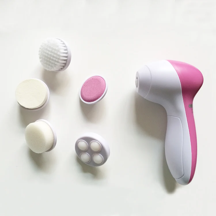 

Newly designed multifunctional induction charging electric facial cleansing brush to deep clean the face, Pink, pink, white, black, yellow