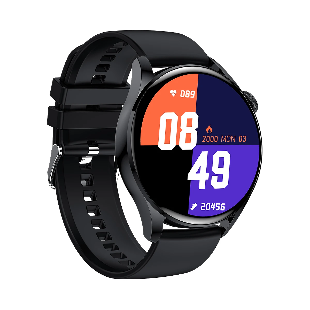 

Sports Watch Bracelet Watch 1.3 330mah IP68 Wireless Charging Heart Rate Monitor Blood Oxygen Relojes Inteligentes Watch Smart, Black,silver