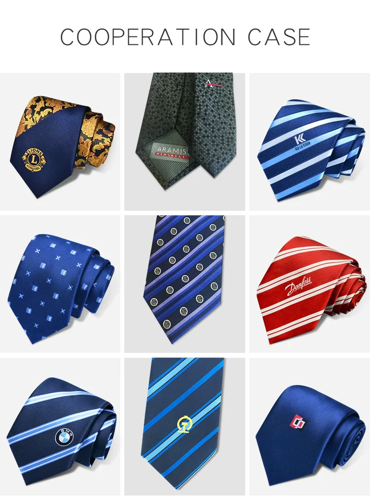 
Support Custom Service Logo Label Design Necktie Men 7 CM Width Neckties Silk Paisley Tie 