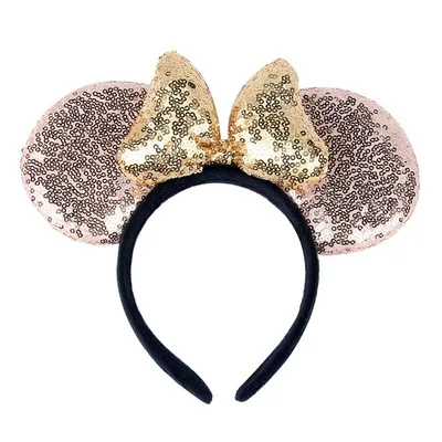 

hot sale Mickey headband Minnie three-dimensional sequined hair bands sequined headband K1