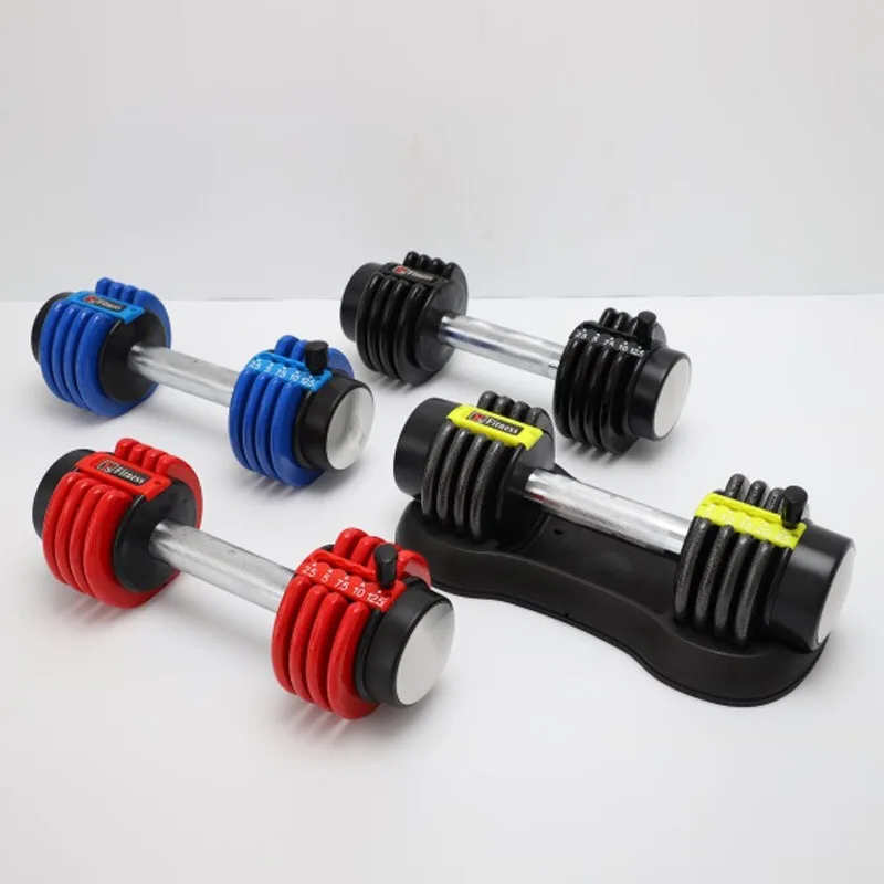 
Custom logo gym equipment 24kg adjustable dumbbell set 