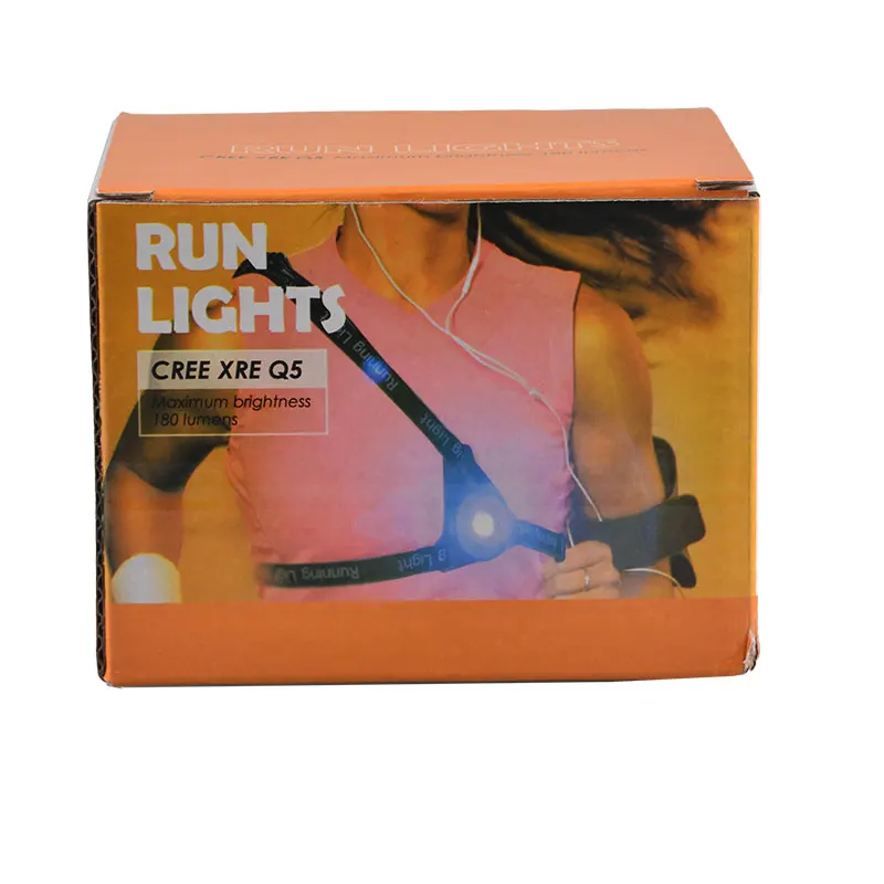 Outdoor Night Running Lights Led Borst Run Light Met Verstelbare Beam Veiligheid Terug