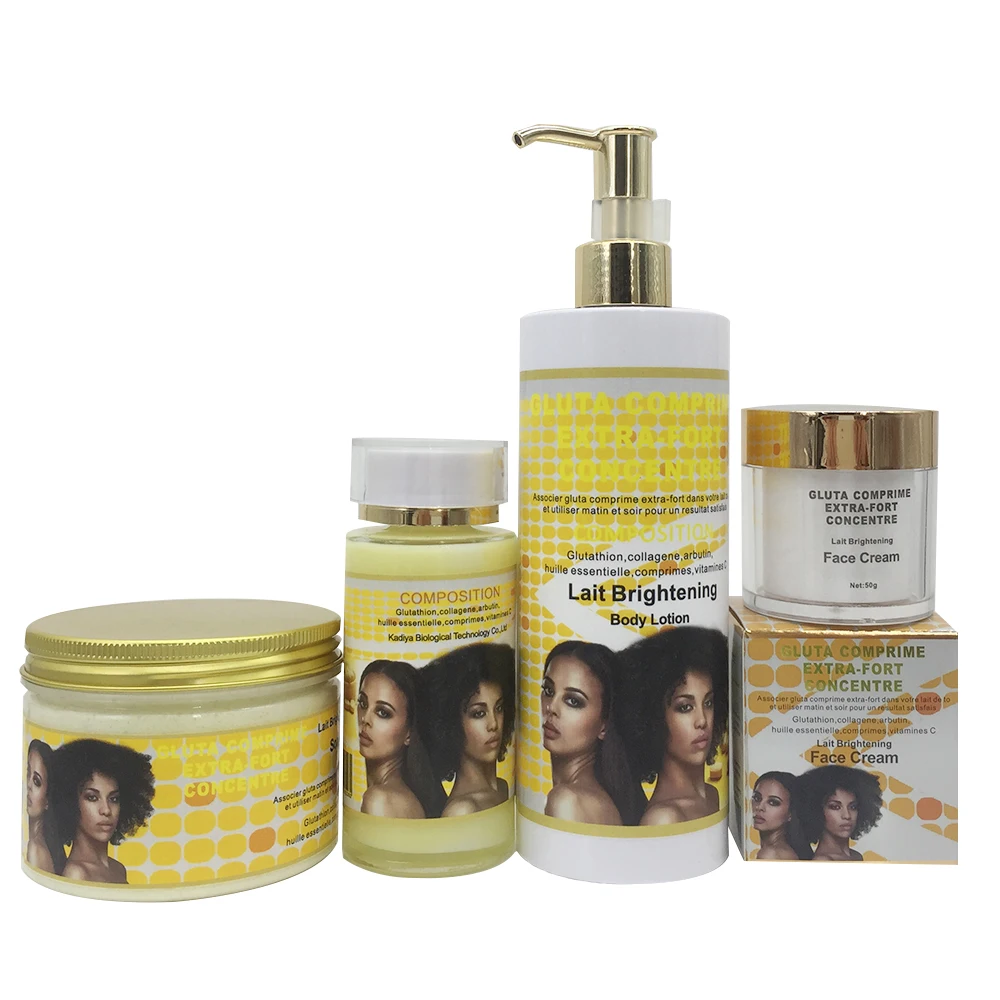 

Gluta Comprime Extra Fort Concentre Lait Brightening Whitening Set For Light Skin Moisturizing Anti-aging Dark Spot Remover