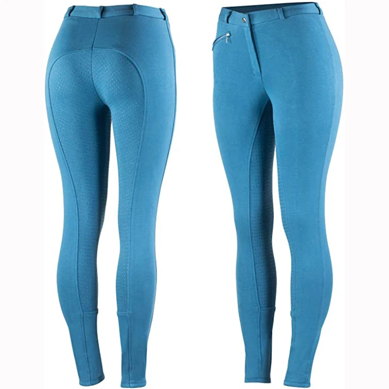 

Wholesale women breeches horse riding pants equestrian products high quality ladies fitness leggings Jodhpur Silicone Full Seat, Customized color
