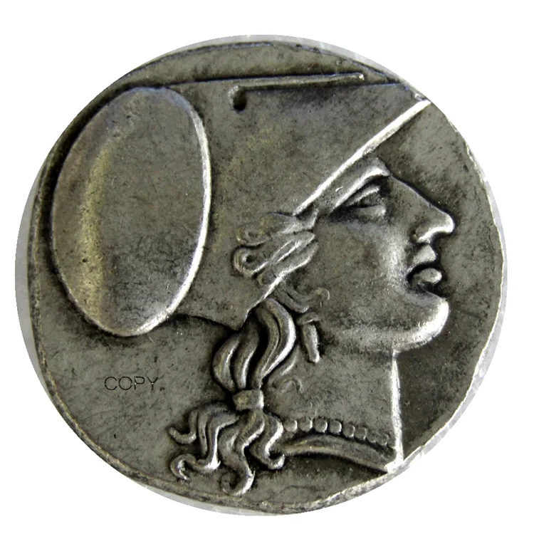 

G(15) Reproduction Rare Ancient Greek Silver Corinth Stater Coin from Syracuse - 304 BC Silver Plated Coins