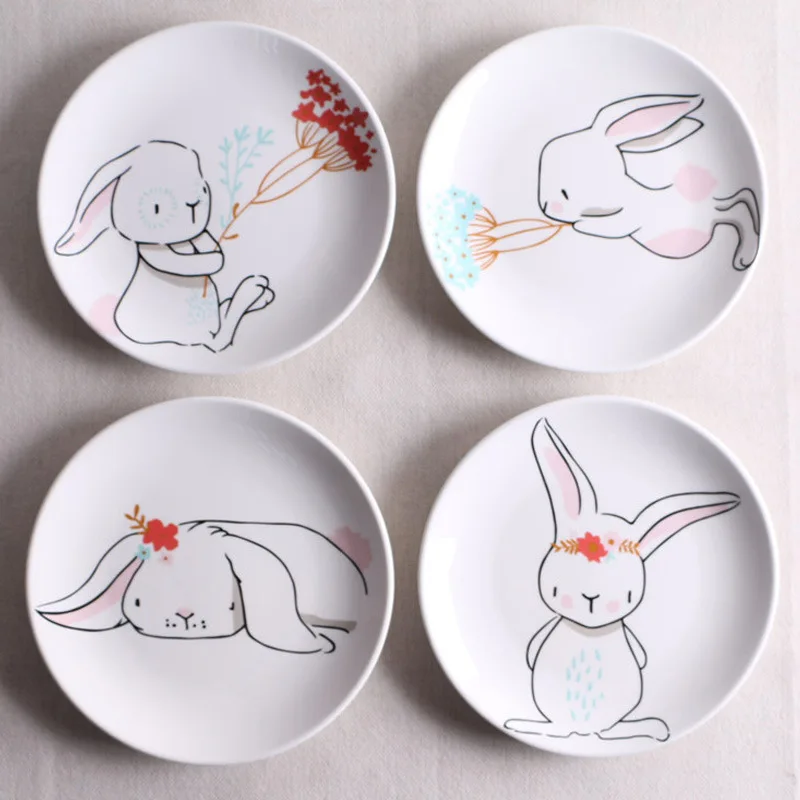 

Ceramic Nordic cake dessert western dishes creative bone China steak fruit plate