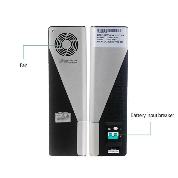 
24VDC 1KW 2KW 3KW 4KW 5KW 48V Solar Hybrid Inverter Built-in MPPT Solar Controller 