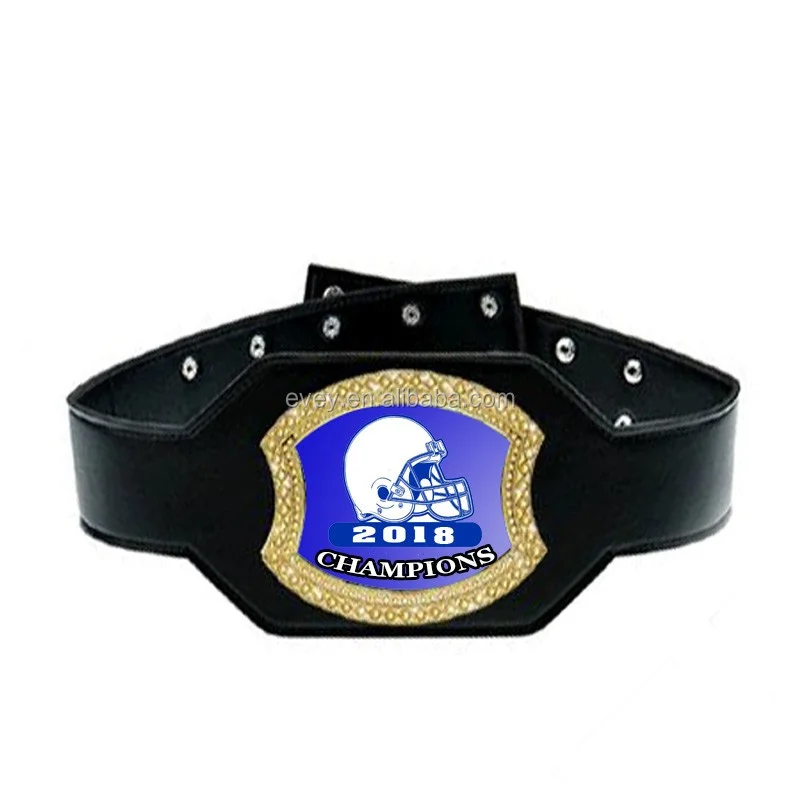 

Personalized metal award championship custom belts for kids