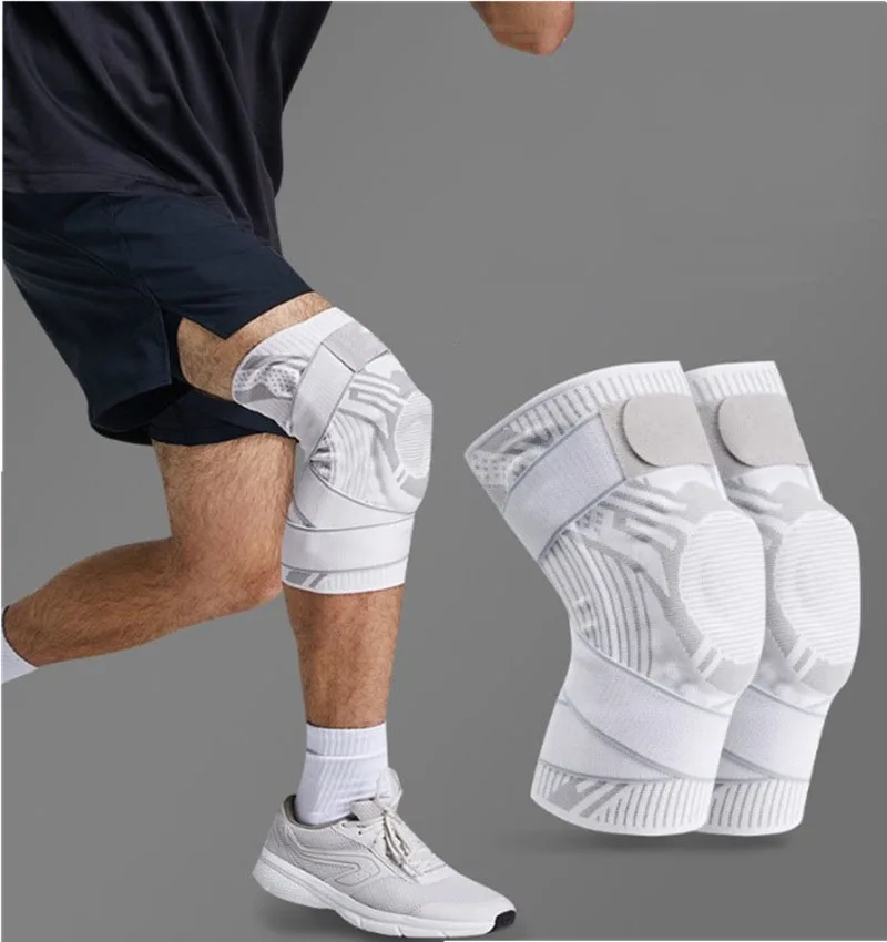 Elastic Silicone Spring Compression Knee Brace Straps