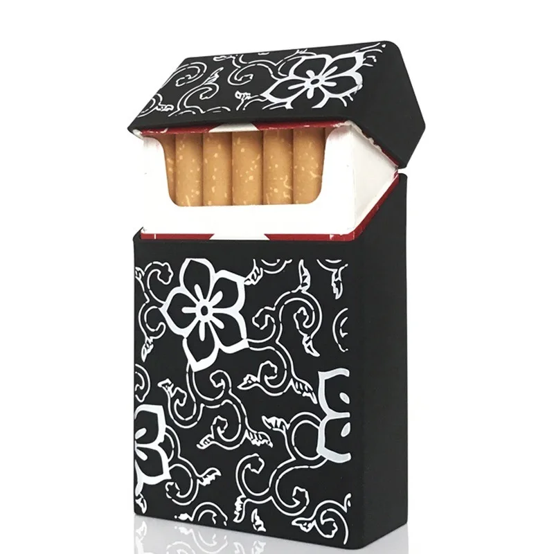 Silicone Cigarette Case Smoking tobacco Box Pocket Cigarettes Pack