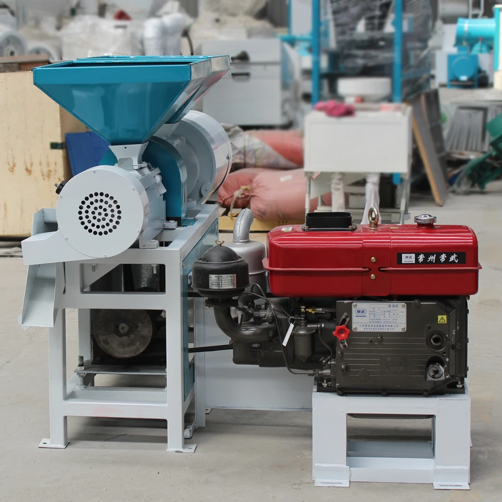 Diesel Engine Maize/corn Grits Milling Machine 300kg/h Zea Mays Grits