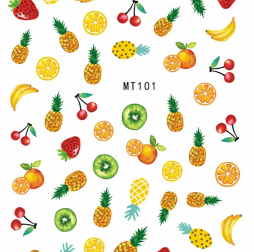 

MT089-MT105 2D Adhesive Smiley Nail Art Sticker Nail Decal Nail Polish Art