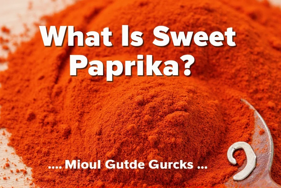 what is sweet paprika