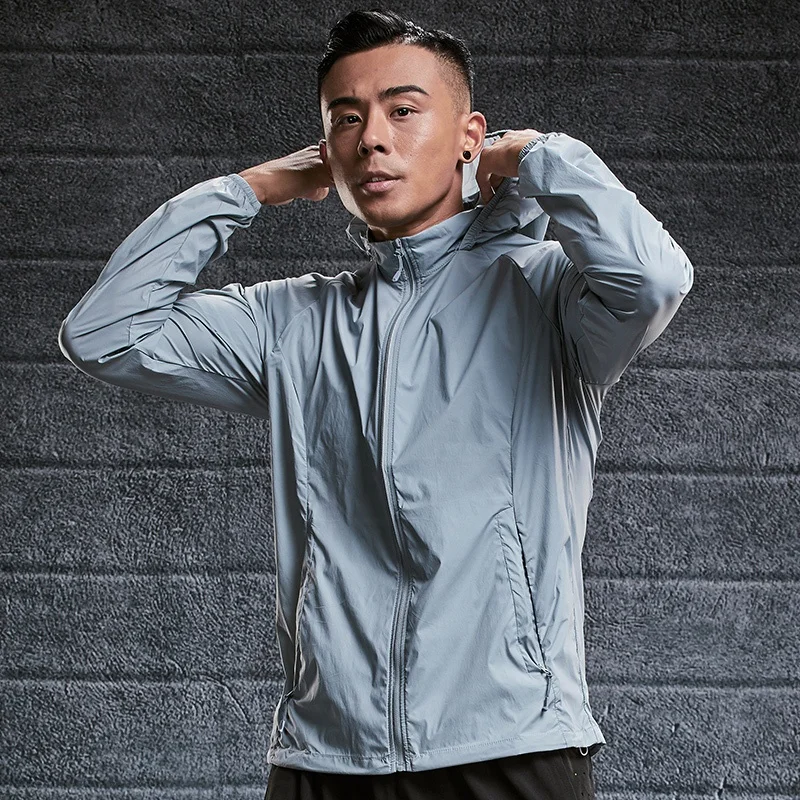 

mens casual Sports Wear Hiking Waterproof Windproof Running Jacket Coat Men Cycling Bike Jacket