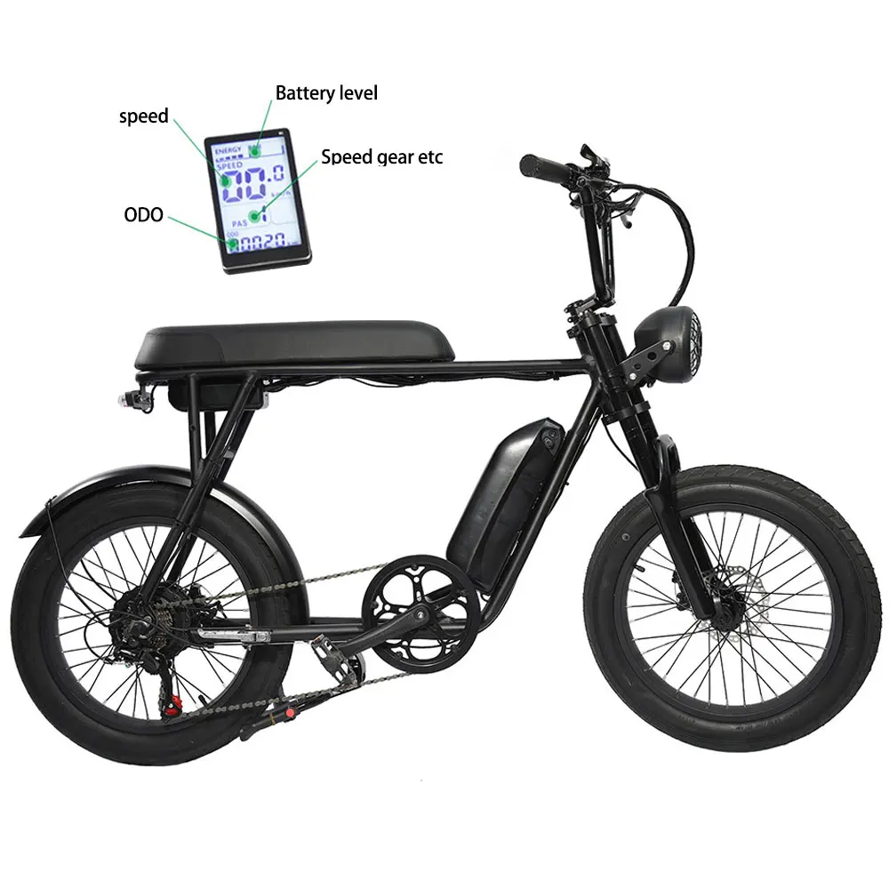 

Wholesaler Aluminum Alloy Fat Tire 500w 48v Electric Bike Fatbike eBike Max Speed Power E Bicycle for Big Fat Adult Man