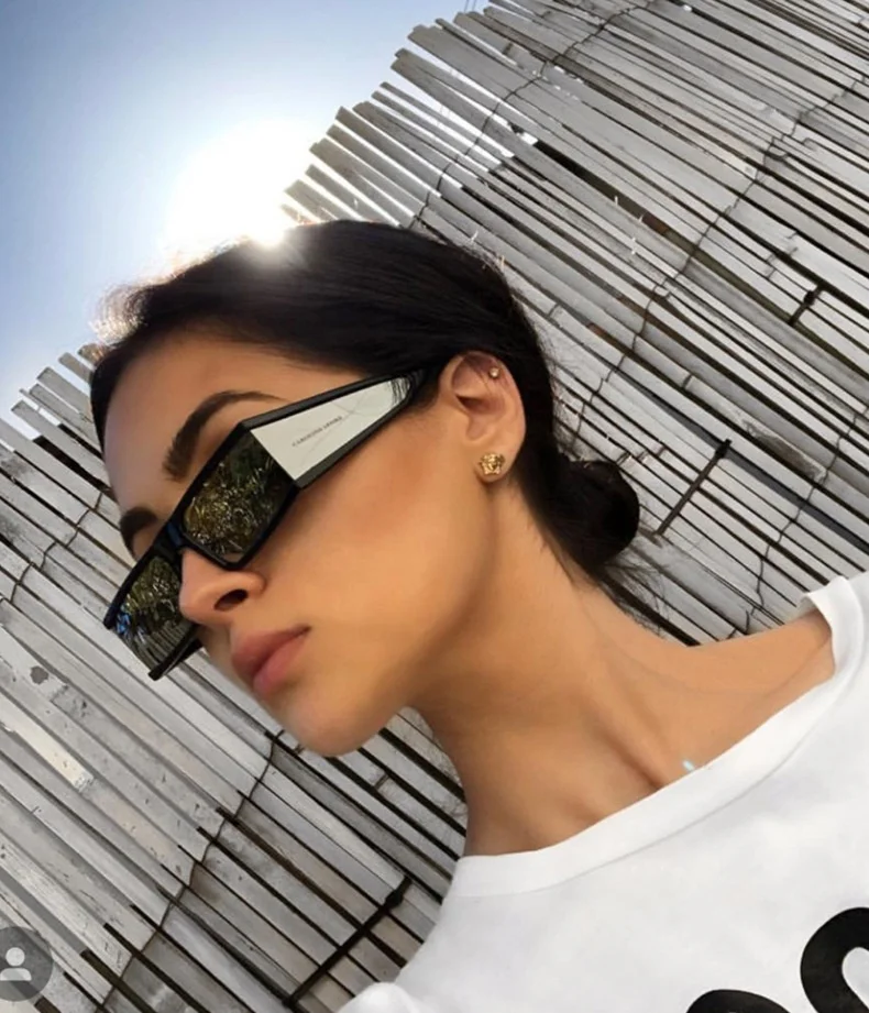 

2021 new European and American small rectangle frame fashion ladies sunglasses luxury brand designer lady retro sunglasses